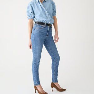 NEW J Crew Lookout Toothpick High Rise Skinny Jeans Mid Blue Wash Size 28! RARE!